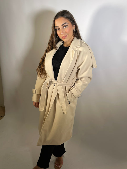 Manteau beige